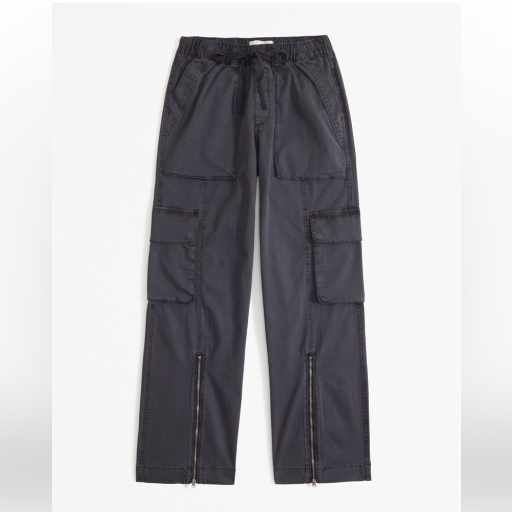 Abercrombie & Fitch Charcoal Cargo Pants